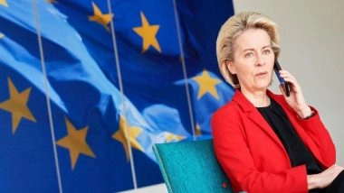 World News | EU Disburses First Instalment of EUR 300 Million Aid to Ukraine