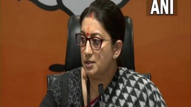 India News | Smriti Irani Lashes Arvind Kejriwal for Depriving MCD of Rs 13,000 Crore