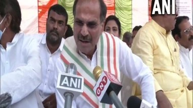 India News | Adhir Ranjan Chowdhury Fumes at Mamata, Asks to Compare National Presence of Congress, TMC
