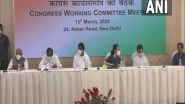 India News | Congress Working Committee Meeting Underway to Discuss Poll Debacle