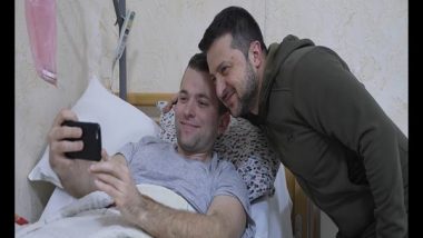 World News | Zelenskyy Visits Wounded 'defenders of Ukraine' in Hospital