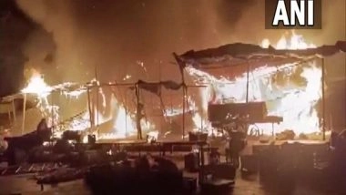 India News | Fire Breaks out at Grain Market in Lucknow, No Casualty Reported