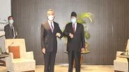 World News | Chinese FM Calls on Nepal President Bhandari, Meets Former PMs