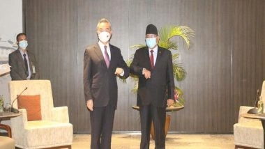 World News | Chinese FM Calls on Nepal President Bhandari, Meets Former PMs