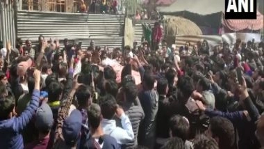 India News | J-K: Last Rites of Slain SPO, His Brother Take Place in Budgam