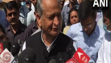 India News | Rajasthan CM Inspects Development Work at Barkatullah Khan Stadium in Jodhpur