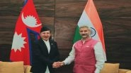 World News | Jaishankar Meets Nepali Counterpart on Sidelines of BIMSTEC Ministerial Meeting in Sri Lanka