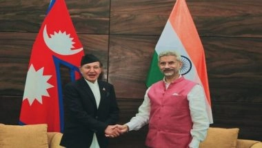World News | Jaishankar Meets Nepali Counterpart on Sidelines of BIMSTEC Ministerial Meeting in Sri Lanka