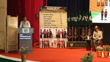India News | MoS Home Nityanand Rai Participates in Assam Rifle Raising Day Event , Appreciates Role of Force in Northeast, J-K