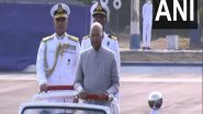 India News | Ram Nath Kovind Presents 'President's Colour' to INS Valsura