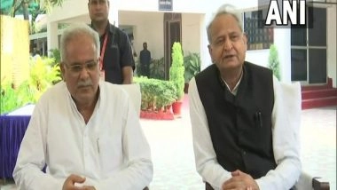 India News | Rajasthan CM Meets Chhattisgarh Counterpart over Coal Crisis, Expresses Concerns of 'blackout'