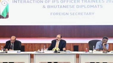World News | Shringla Interacts with IFS Trainees, Stresses on Role of Indian Diplomats in Promoting Ideals of Atmanirbhar Bharat