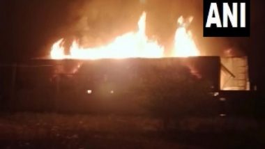 Massive Fire Breaks Out in Factory in Badalpur Area of UP's Greater Noida