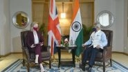 World News | EAM Jaishankar Meets UK Counterpart, Discusses Bilateral Ties Amid Ukraine Crisis