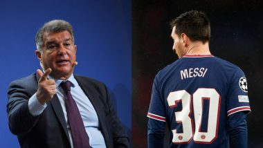 Lionel Messi’s Departure Was a ‘Hard’ Decision but I Don’t Regret It, Says Barcelona President Joan Laporta