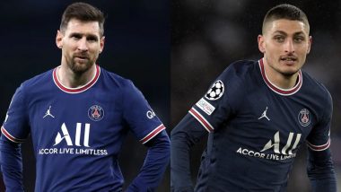 Lionel Messi Incensed at Marco Verratti for Not Passing to Him During PSG’s Defeat to Real Madrid in UEFA Champions League (Watch Video)