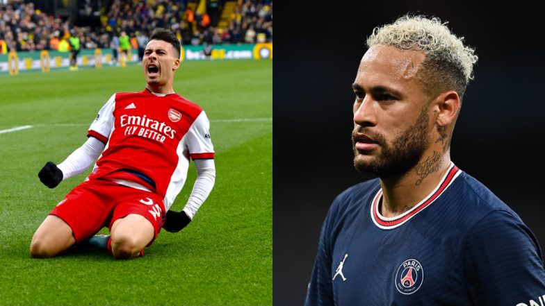 Neymar Returns, Arsenal’s Gabriel Martinelli Earns Maiden Call-Up As Brazil Name Squad for CONMEBOL FIFA World Cup 2022 Qualifiers