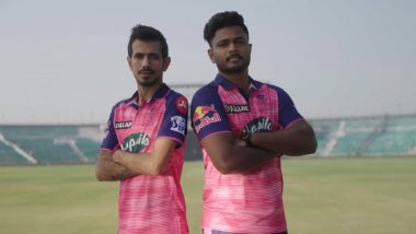 Rajasthan Royals Unveil New Jersey Ahead of IPL 2022 (See Pics and Video)