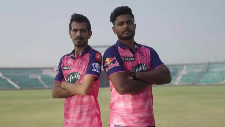 Rajasthan Royals Unveil New Jersey Ahead of IPL 2022 (See Pics and Video)