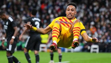 Barcelona 3-1 Celta Vigo, La Liga 2021-22: Pierre-Emerick Aubameyang Nets Brace As Catalans Continue Winning Run (Watch Goal Video Highlights)