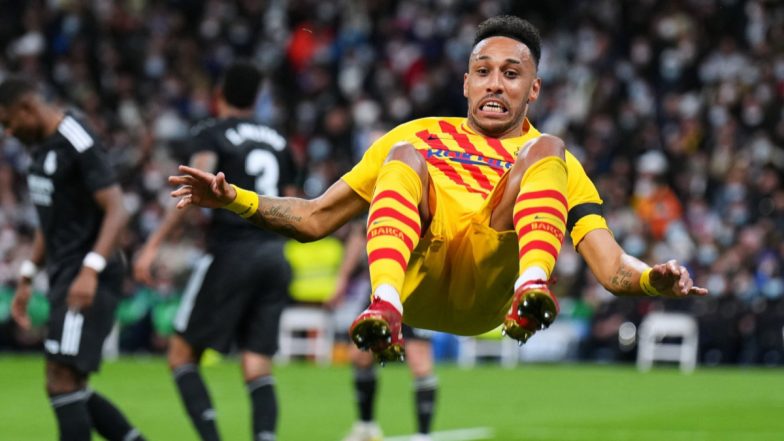 Barcelona 3-1 Celta Vigo, La Liga 2021-22: Pierre-Emerick Aubameyang Nets Brace As Catalans Continue Winning Run (Watch Goal Video Highlights)