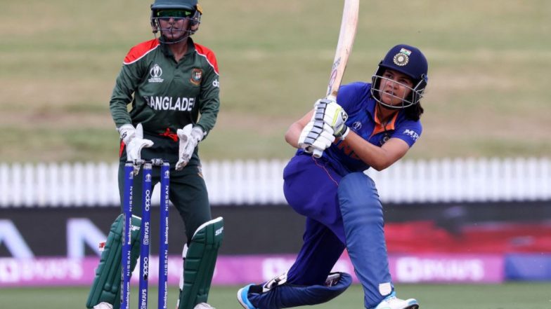 IND W vs BAN W, ICC Women’s World Cup 2022 Live Update: Yastika Bhatia Falls to Ritu Moni After Hard-Fought Half-Century