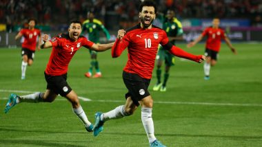 Egypt 1–0 Senegal, FIFA World Cup 2022, CAF Qualifiers, Third Round: Mohamed Salah Helps Pharaohs Attain First-Leg Advantage Over Sadio Mane’s Side (Watch Video Highlights)