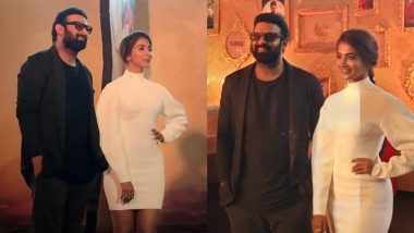 Radhe Shyam’s Prabhas and Pooja Hegde Look Ultra-Glam at the Trailer Launch Event of Their Film (View Pics)