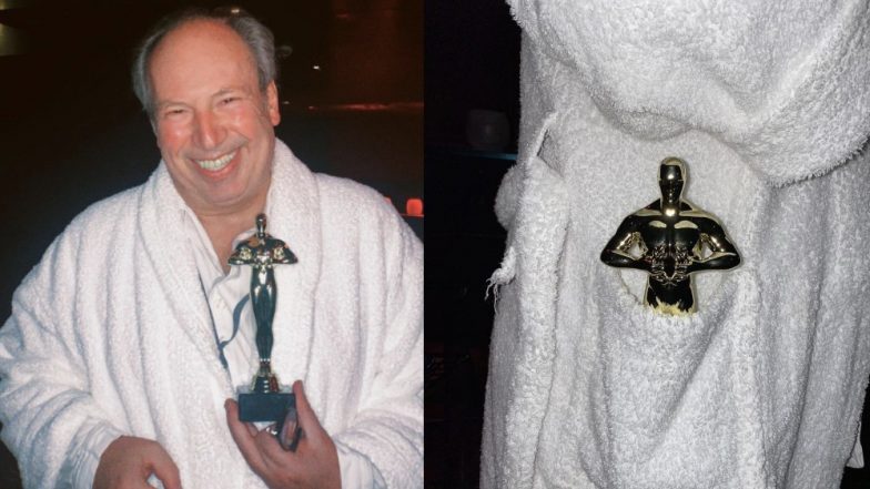 Oscars 2022: Hans Zimmer Celebrates His Academy Award for Dune With His Duaghter in a Bathrobe (View Pics)