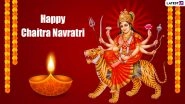 Chaitra Navratri 2022 Images & HD Wallpapers for Free Download Online: Wish Happy Chaitra Navratri With WhatsApp Stickers, GIFs, SMS and Facebook Greetings