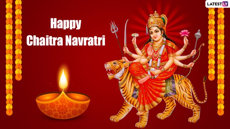 Chaitra Navratri 2022 Images & HD Wallpapers for Free Download Online: Wish  Happy Chaitra Navratri With WhatsApp Stickers, GIFs, SMS and Facebook  Greetings | 🙏🏻 LatestLY