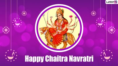 Happy Chaitra Navratri 2022 Images & HD Wallpapers for Free Download Online: WhatsApp Status, Goddess Durga GIFs, Greetings, Messages and SMS for Family