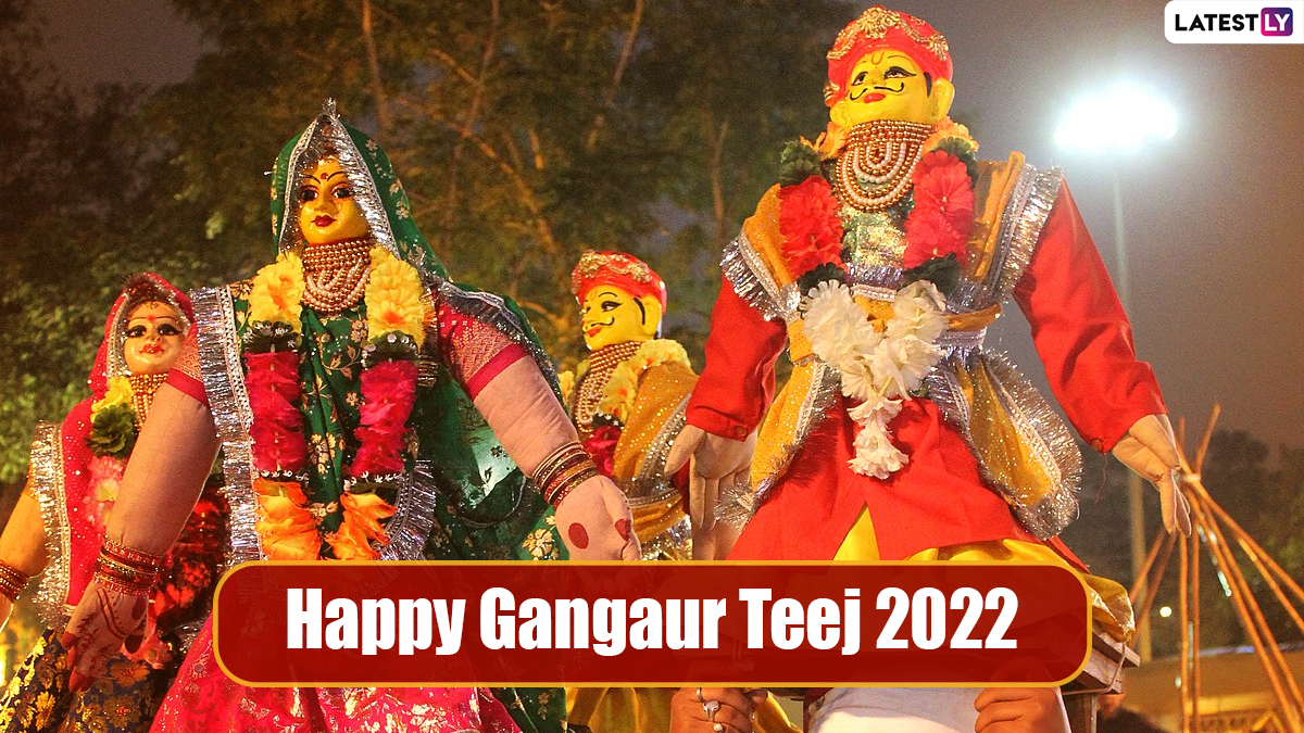Happy Gangaur Teej 2022 Greetings: Images, HD Wallpapers, WhatsApp ...