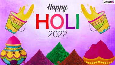 Happy Holi 2022 Images & HD Wallpapers for Free Download Online: Celebrate Rangwali Holi With WhatsApp Messages, GIF Greetings, SMS and Facebook Quotes