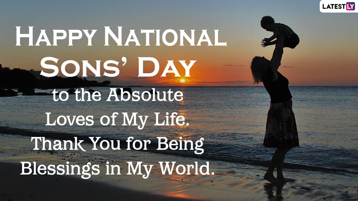 National Son'S Day - (28 Sep 2024): Wishes, Quotes & Images To Celebrate