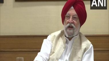 Union Minister Hardeep Singh Puri Says ‘98% of India’s Population Will Be Covered With Piped Cooking Gas’