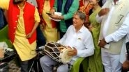 Holi 2022: Harish Rawat Plays Dholak, Manish Sisodia Greets People; Here&rsquo;s How Politicians Are Celebrating Holi