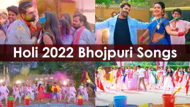 Holi 2022 Bhojpuri Songs: From Manoj Tiwari to Pawan Singh's Tunes, Colourful Holi Videos & Mashups To Amp Up Your Party