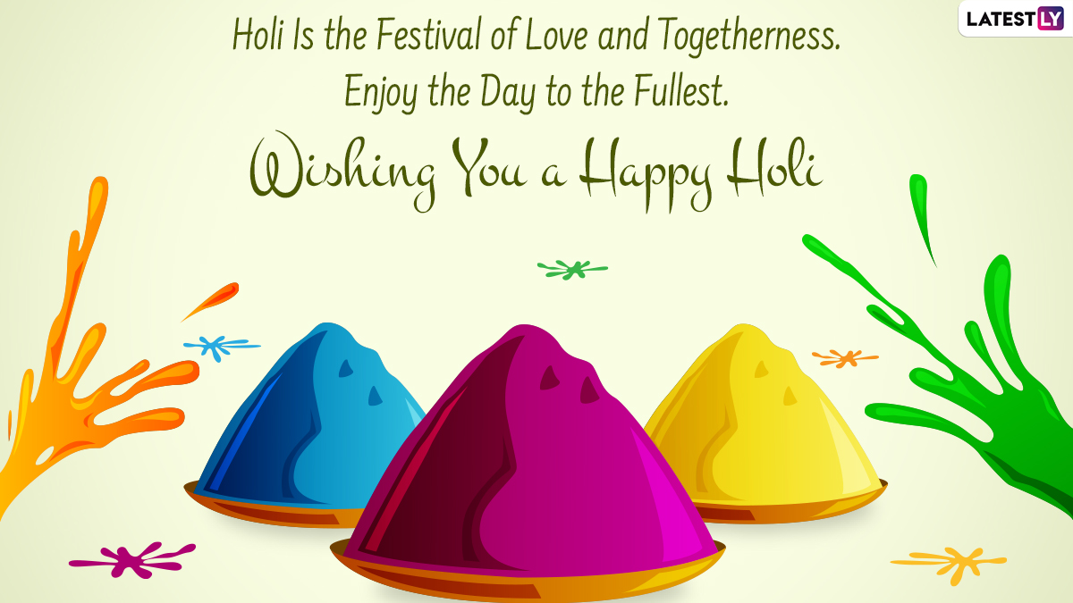 Happy Holi 2022 Wishes & HD Images: Send WhatsApp Stickers ...