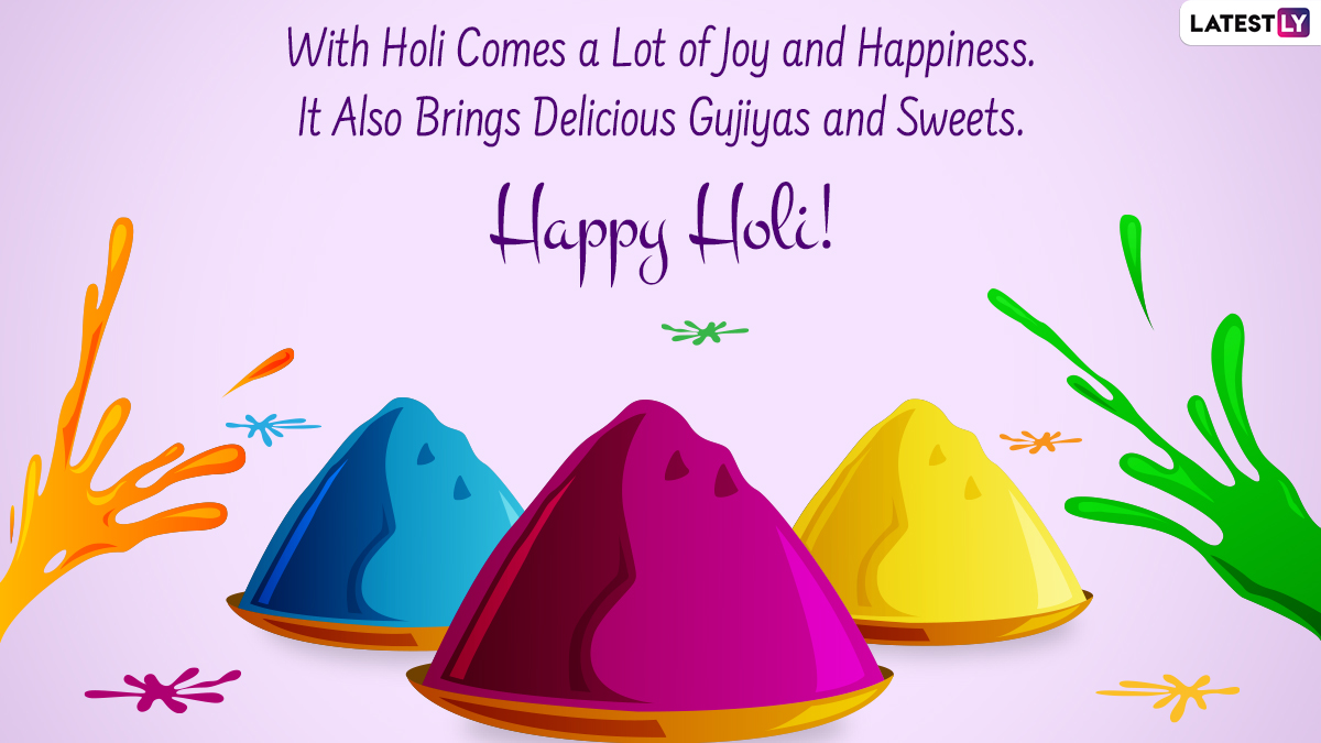 Happy Holi 2022 Wishes & HD Images: Send WhatsApp Stickers ...