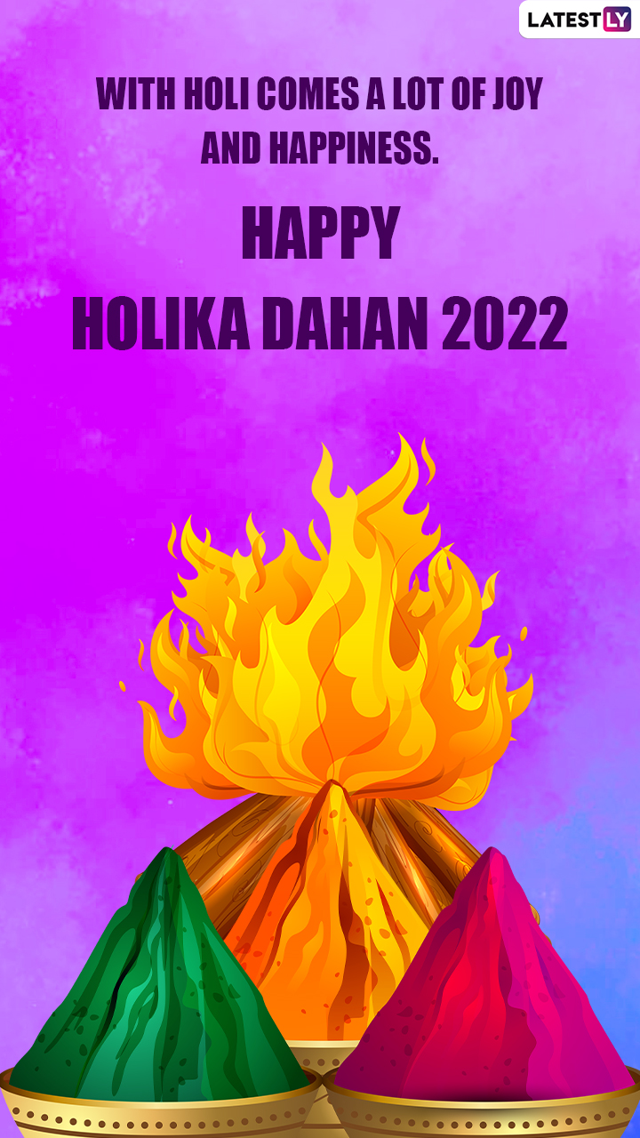 Happy Holika Dahan 2022! Celebrate Choti Holi With Messages ...