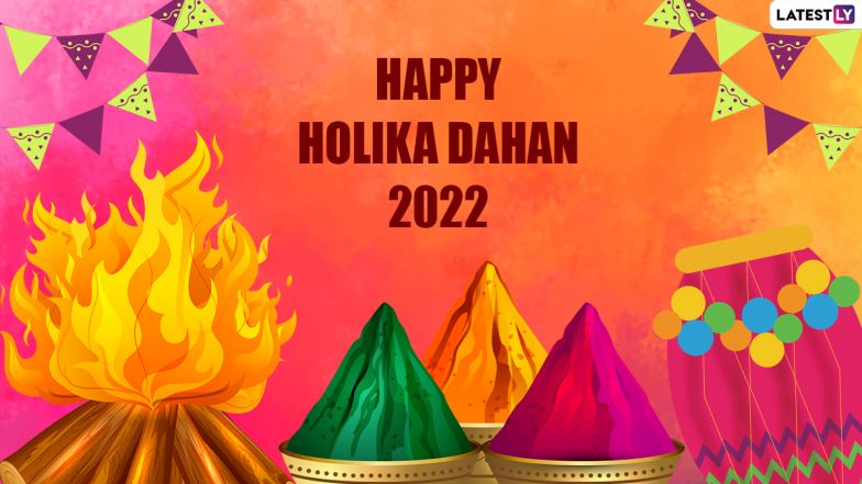 Holika Dahan 2022 Wishes, Greetings & Messages: Send Chhoti Holi Quotes, Holika Dahan Whatsapp Stickers, HD Images, GIFs, Wallpapers and Telegrams Pics to Your Loved Ones Before the Festival of Colours