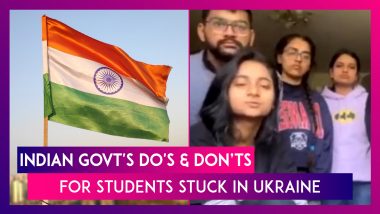 Indian Govt's Do's & Don’ts For Students Stuck In Ukraine: Learn Russian Phrases, Carry White Flag, Emergency Kit