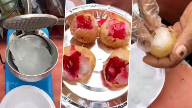 Watch: Street Vendor Makes 'Ice Golgappa' In Viral Video And Foodies Clearly Disapprove The New Food Fusion Idea