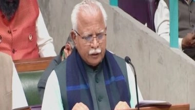 India News | Haryana CM Manohar Lal Khattar Proposes over Rs 1.77 Lakh Crore State Budget