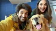 Kartik Aaryan and His Bhool Bhulaiyaa 2 Co-Star Kiara Advani Share an Adorable Video With Their Cute Friend &ndash; WATCH