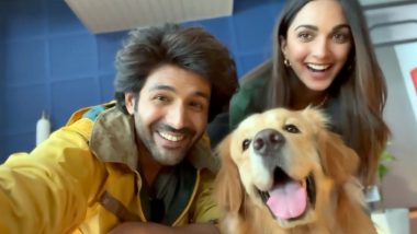 Kartik Aaryan and His Bhool Bhulaiyaa 2 Co-Star Kiara Advani Share an Adorable Video With Their Cute Friend – WATCH