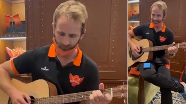 IPL 2022: Kane Williamson, Sunrisers Hyderabad Captain, Shows Off His Flawless Guitar Skills (Watch Video)