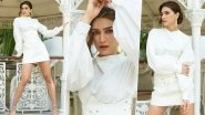 Kriti Sanon Is a Sight to Behold in an All-White Look for Bachchhan Paandey Promotions (View Pics)