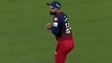 Virat Kohli’s Reaction After Taking Sam Billings’ Catch During RCB vs KKR IPL 2022 Match Goes Viral (See Pic)